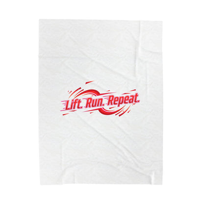 Lift Run Repeat Blanket | Fitness Motivation, Active Lifestyle Throw