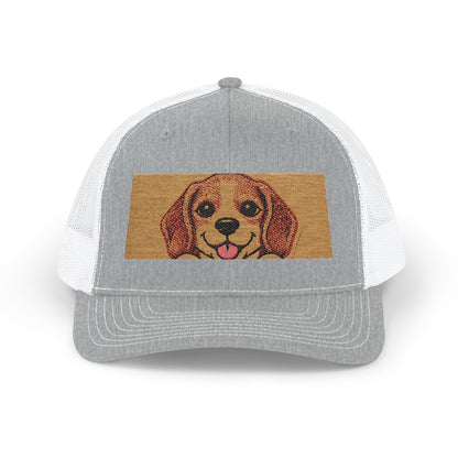 Golden Dog Meme Embroidered Trucker Hat