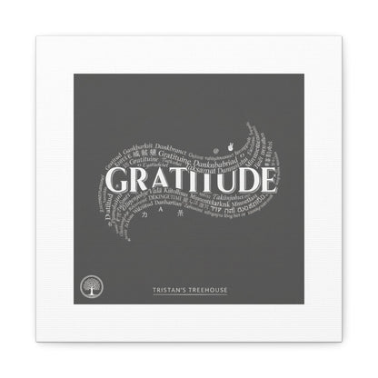 Gratitude Wall Art Matte Canvas | Tiny Treats, sweet uplifting print