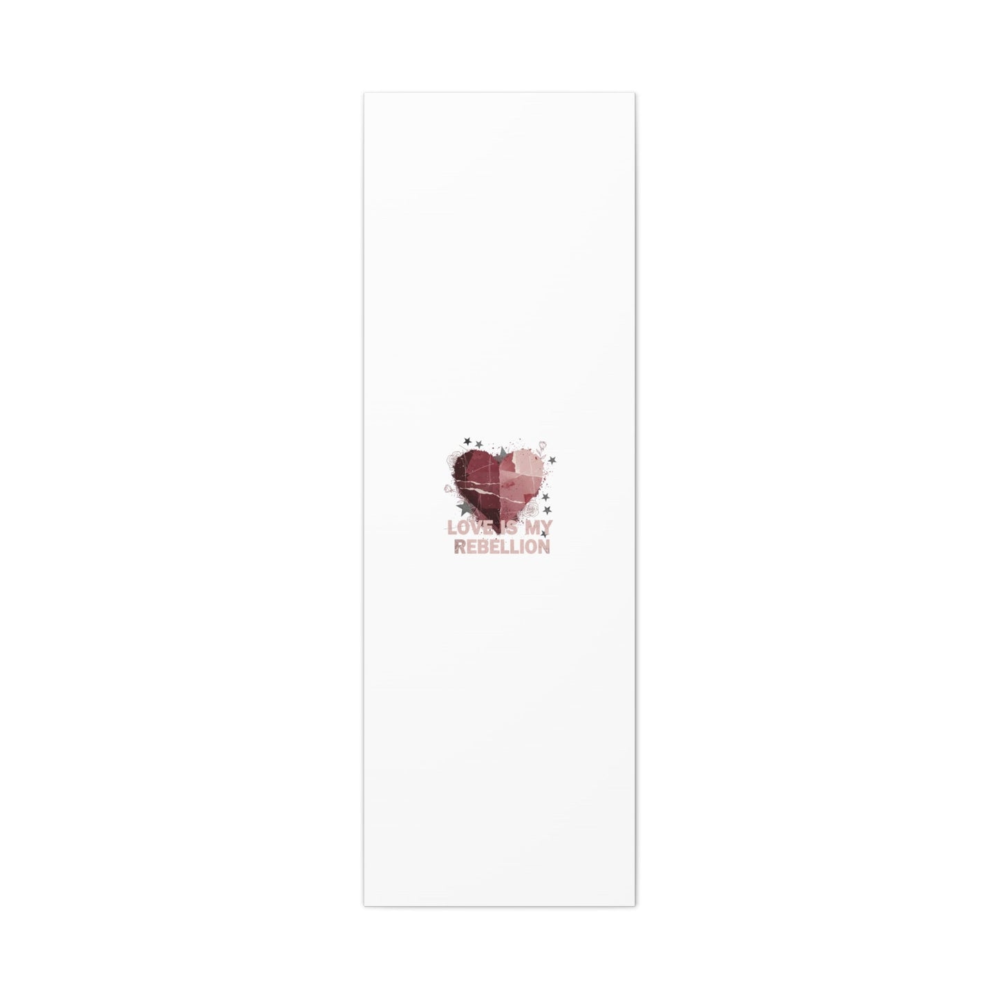 Love Is My Rebellion Canvas | Soft Grunge Hearts, Distressed Valentine Collage