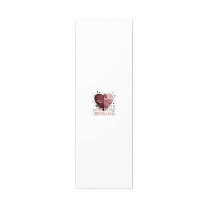 Love Is My Rebellion Canvas | Soft Grunge Hearts, Distressed Valentine Collage