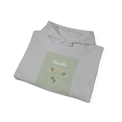 Breathe Leaf Motif Hoodie | nature vibes, forest minimal