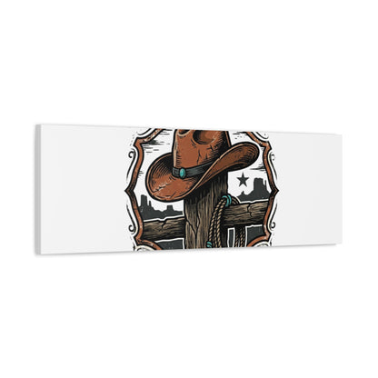 Built on Dust and Honor Canvas | Western cowboy, vintage Americana