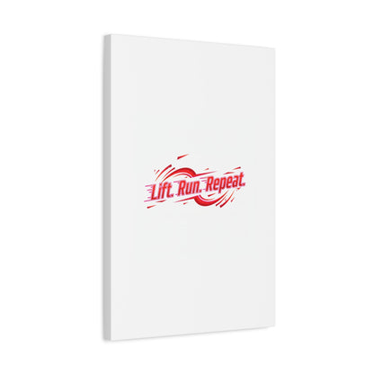 Lift Run Repeat Canvas | Fitness Wall Art, Gym Motivation