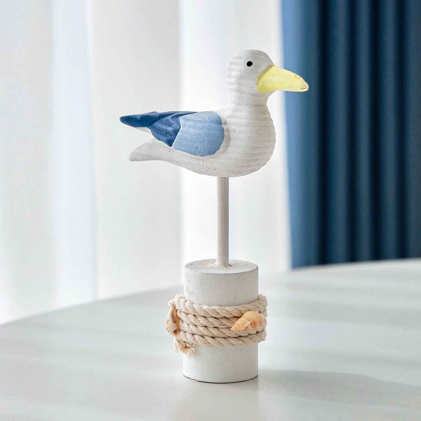 Mediterranean-style Tree Stump Ornaments Nautical-themed Home Decor Items