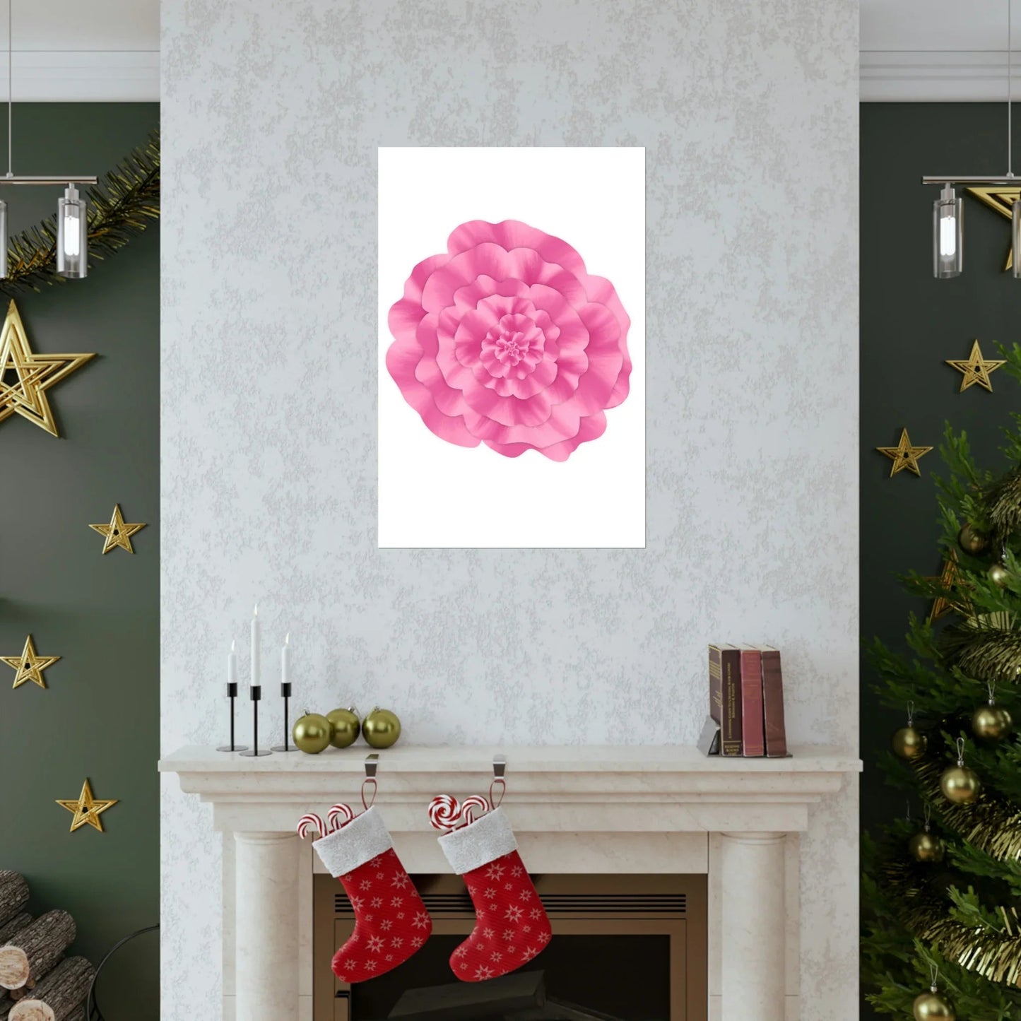 Peony Botanical Print – Unframed Wall Art