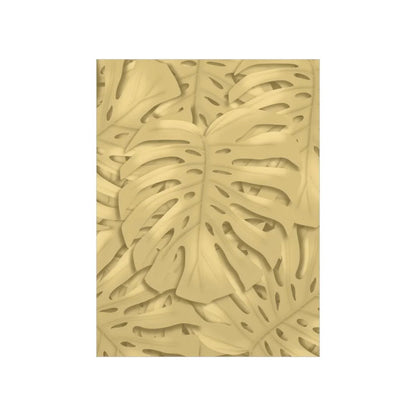 Golden Monstera Botanical Print – Unframed Wall Art