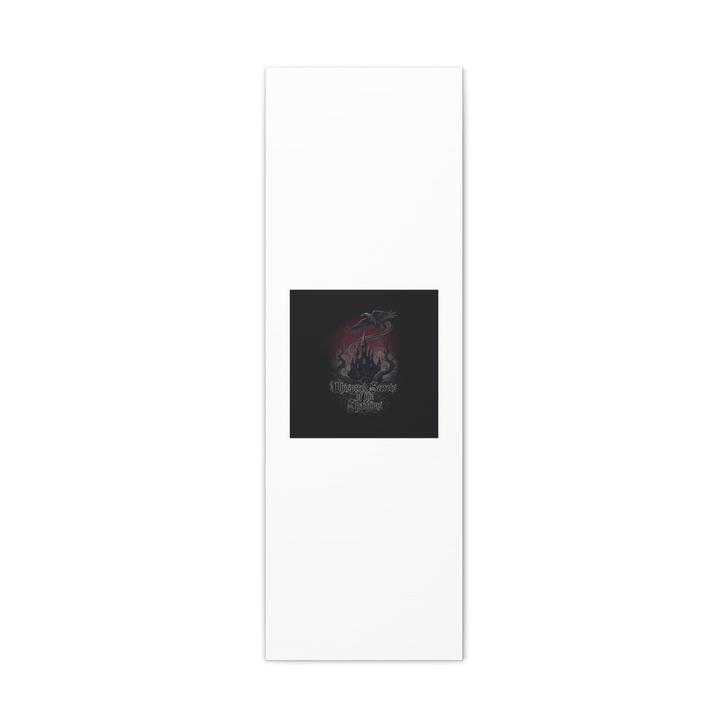 Whispered Secrets of the Shadows Castle Wall Art, Matte Canvas | Gothic Medieval Decor
