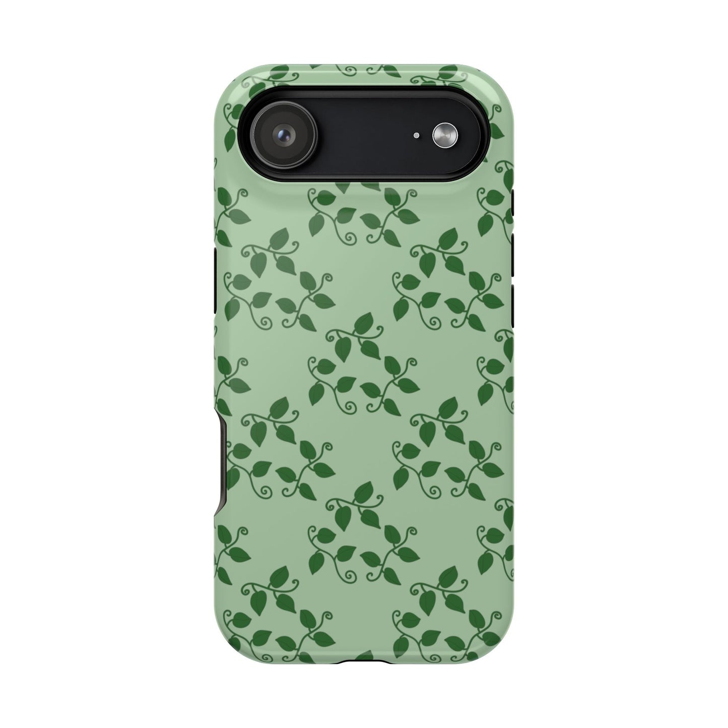 Pothos Pattern Phone Case – Dual Layer Protective Cover