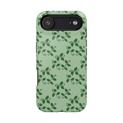Pothos Pattern Phone Case – Dual Layer Protective Cover