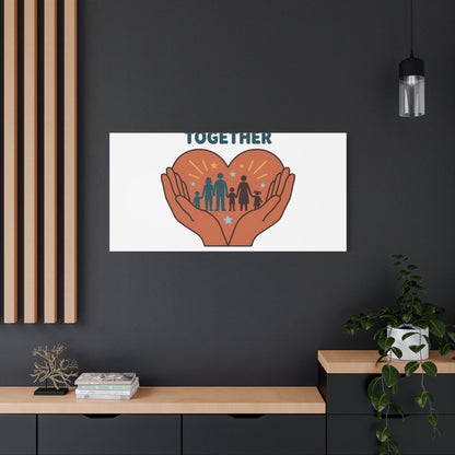 Families Belong Together Canvas | Family Unity, Bilingual Solidarity