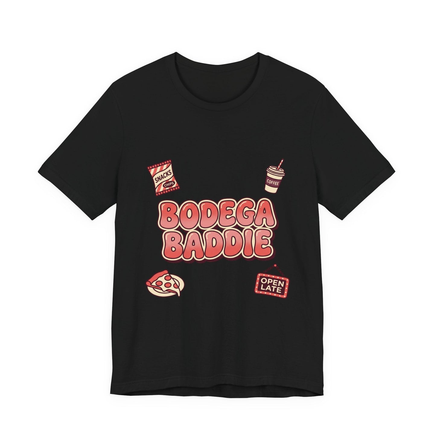 Bodega Baddie Tee | NYC Spanglish Y2K cherries deli sign