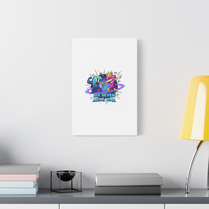 Six Seven Meme War Canvas | Legendary Internet Battle Art, Viral Culture Wall Decor