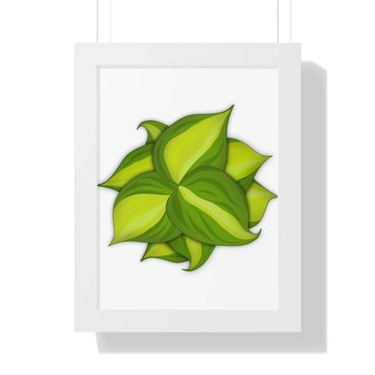 Philodendron Brasil Framed Print – Botanical Wall Art