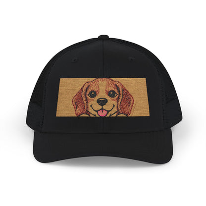 Golden Dog Meme Embroidered Trucker Hat