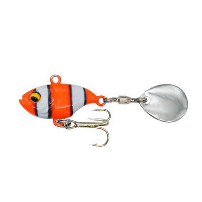 Metal Sea Fishing Iron Plate Lure Rotating Sequins
