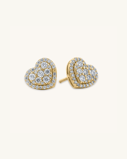 Heart Shape Studs