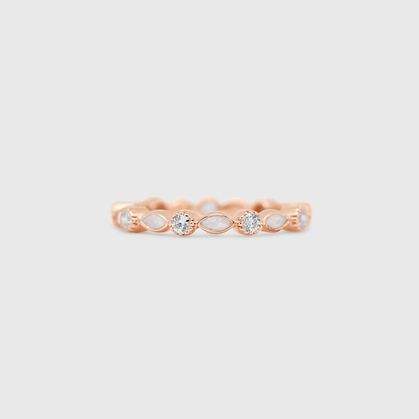 Marquise Gem Eternity Band