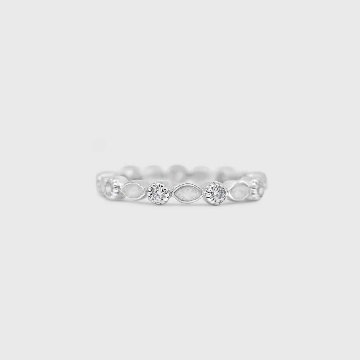 Marquise Gem Eternity Band