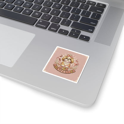 Spoiled Shih Tzu Funny Sticker — Cute Sarcastic Dog Decal