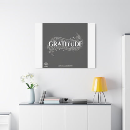 Gratitude Wall Art Matte Canvas | Tiny Treats, sweet uplifting print