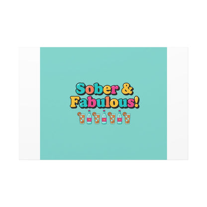 Sober & Fabulous! Canvas | Dry January, Mocktail Trend