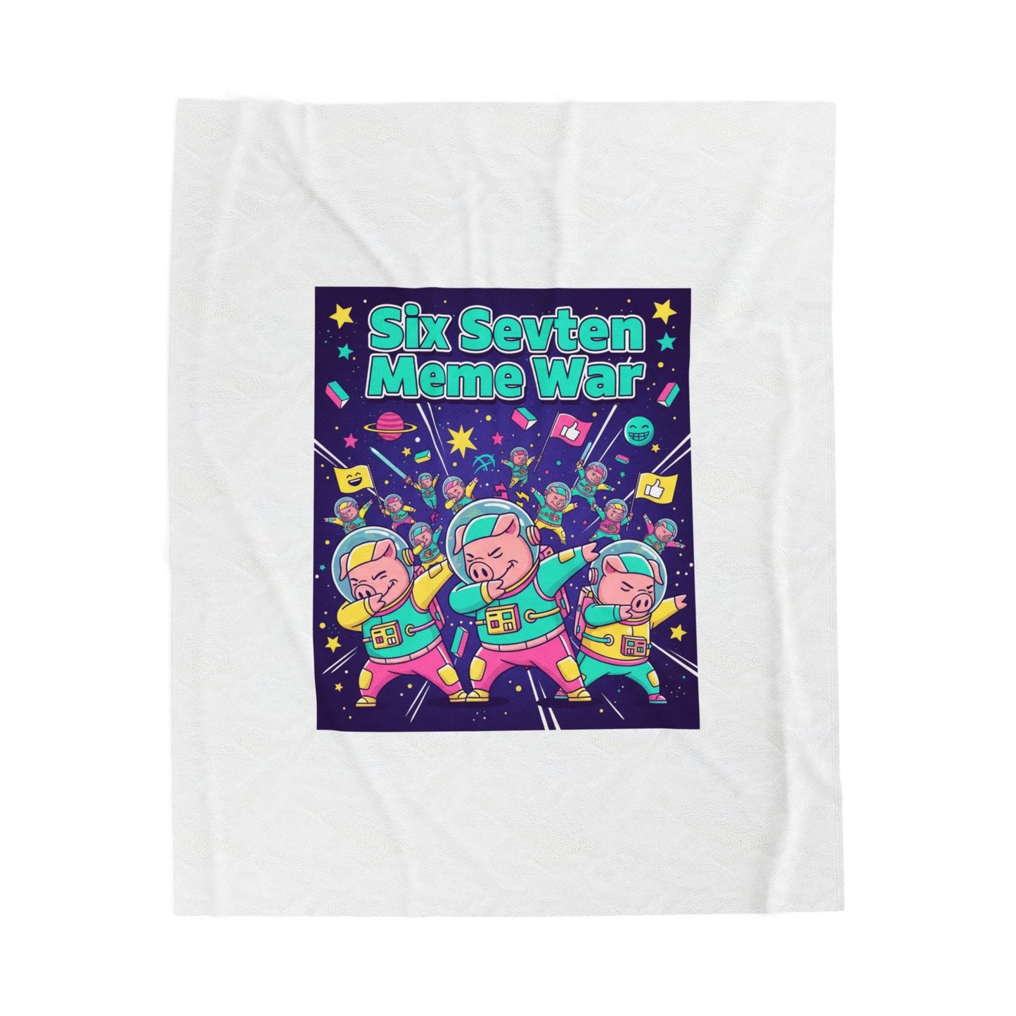 Six Sevven Meme War Blanket – Nissspelled on Purpose 😏