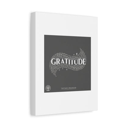 Gratitude Wall Art Matte Canvas | Tiny Treats, sweet uplifting print