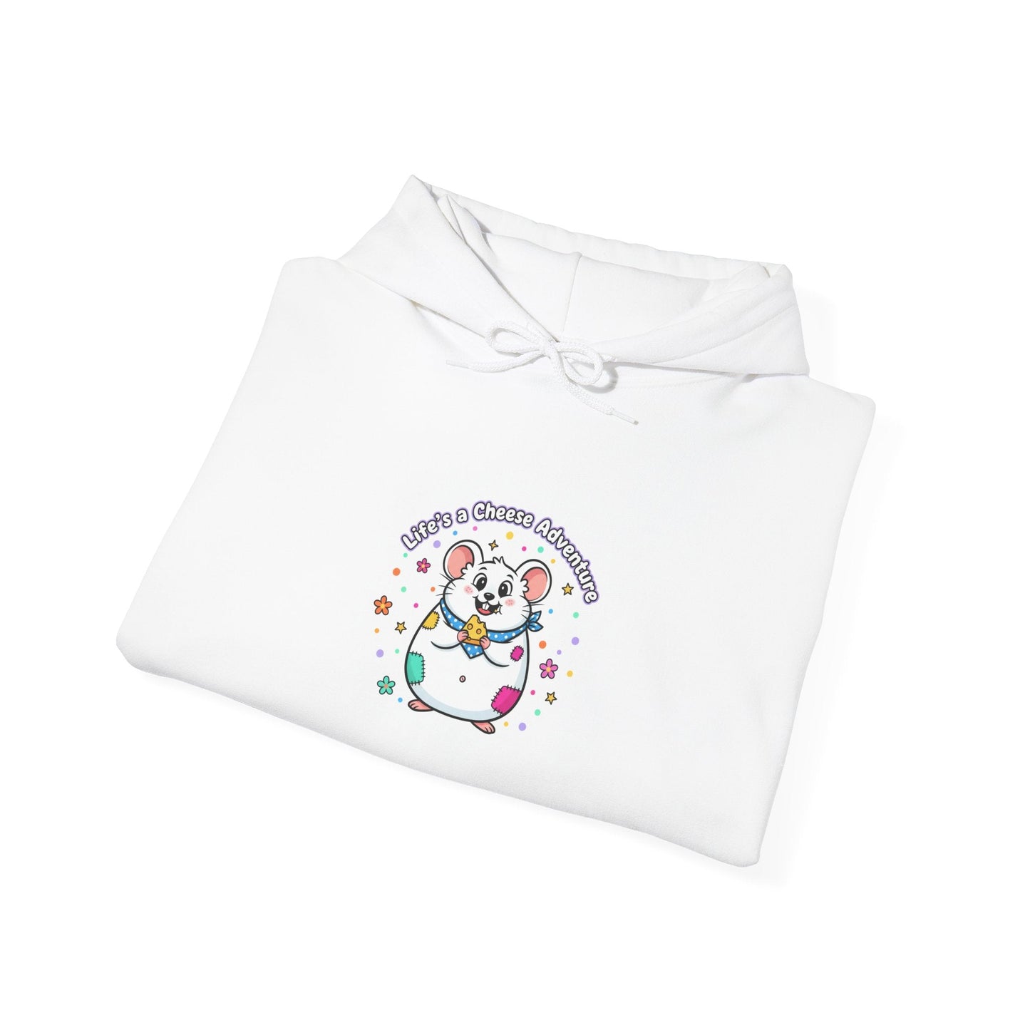 Cheeky Rodent Pride Hoodie | Rodent-Core rat art print, quirky animal design