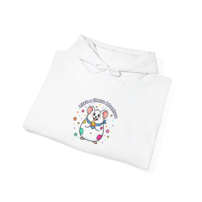 Cheeky Rodent Pride Hoodie | Rodent-Core rat art print, quirky animal design