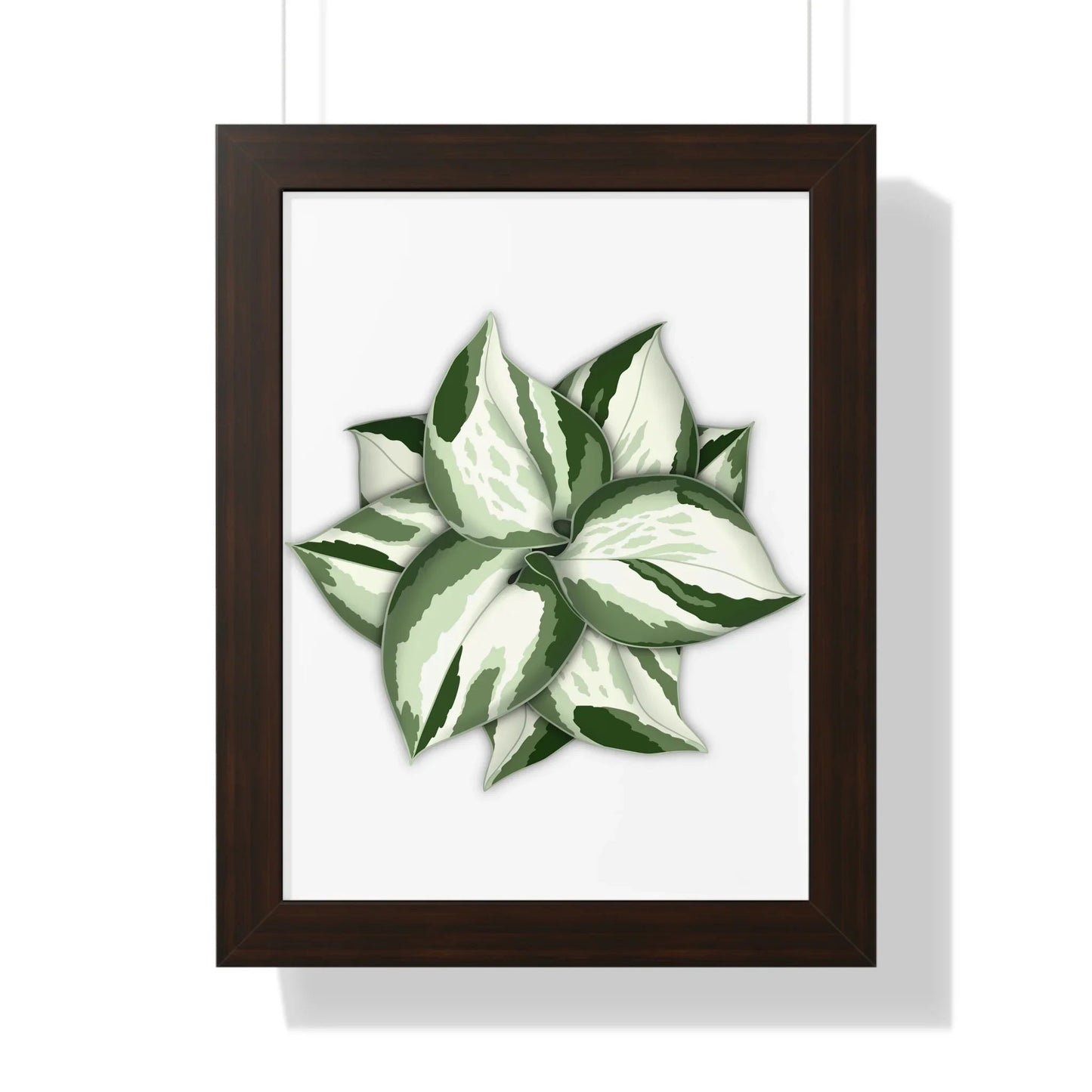 Manjula Pothos Framed Print – Botanical Wall Art