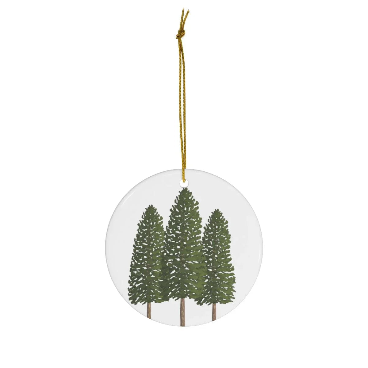 Ponderosa Pine Ceramic Ornament