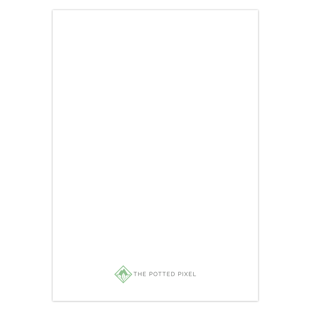 Hoya Holiday Greeting Card – Botanical Design Blank Inside