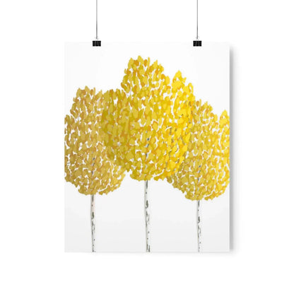 Fall Aspen Print – Unframed Wall Art