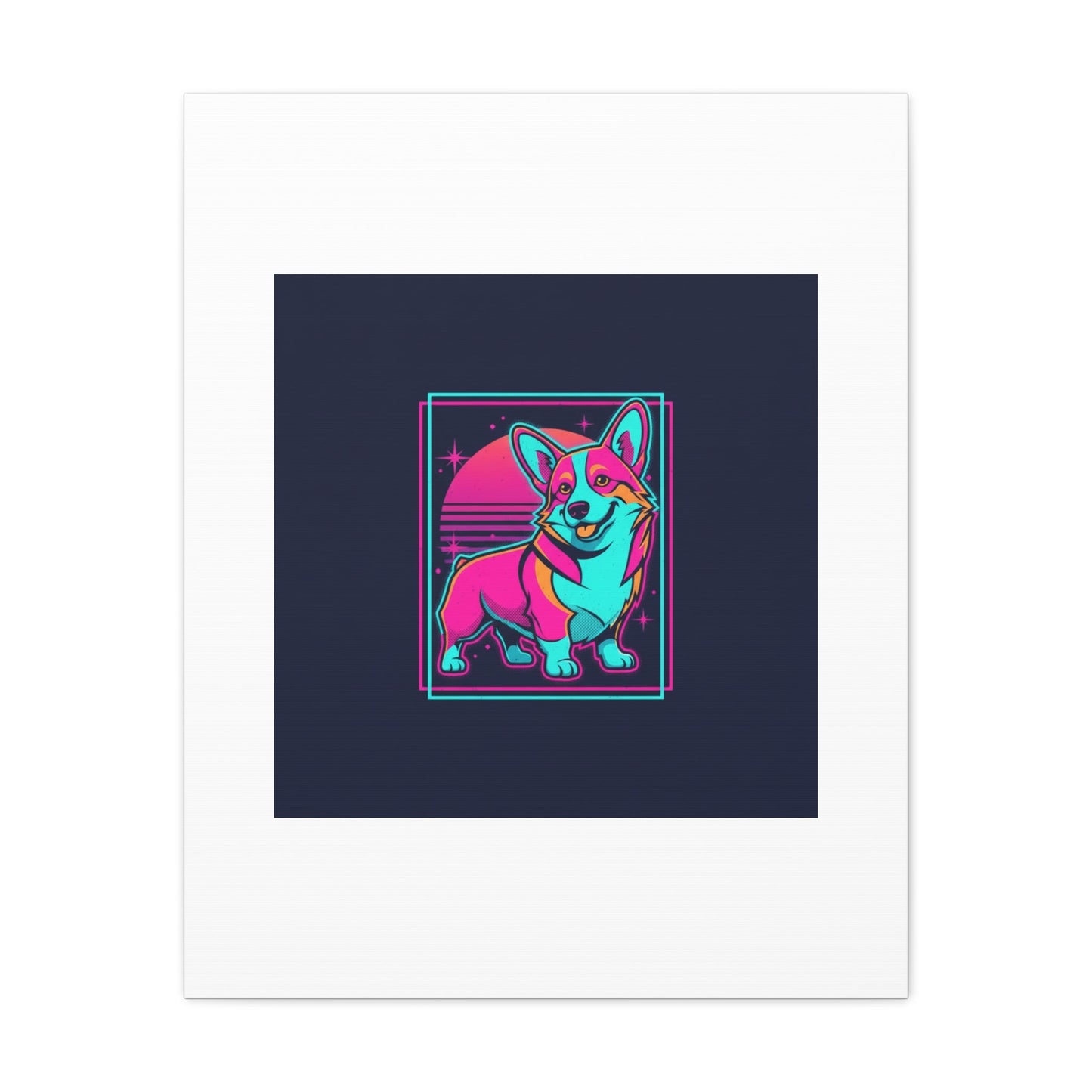 Platonic Love Corgi Canvas | Friendship Valentine, Galentine’s Wall Art