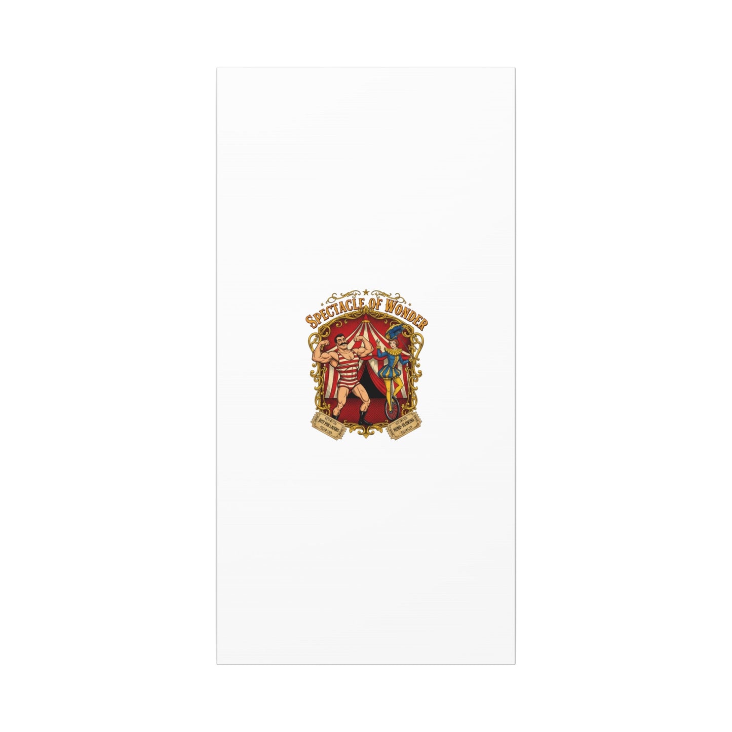 Spectacle of Wonder Circus Art Print, Canvas | Vintage Carnival Design