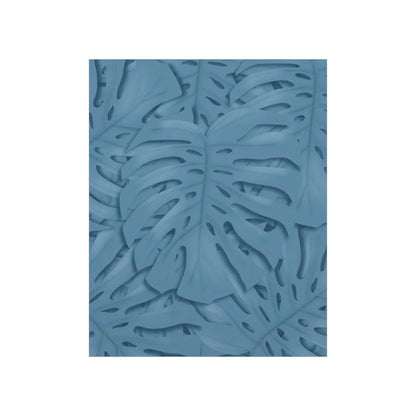 Cerulean Monstera Botanical Print – Unframed Wall Art