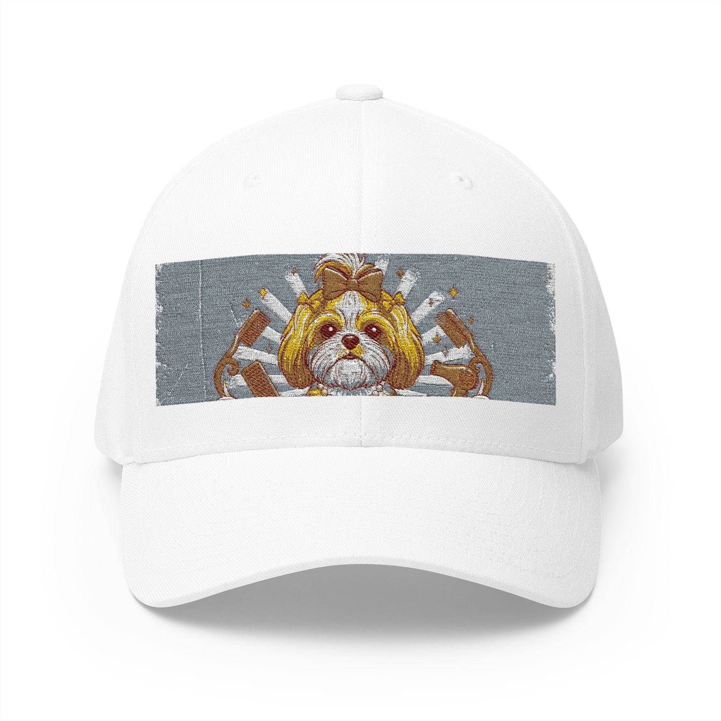 Funny Shih Tzu Relaxing Embroidered Cap