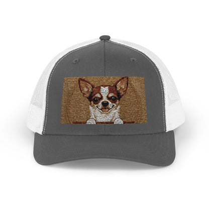 Meme Dog Trucker Hat — Funny Snapback Cap