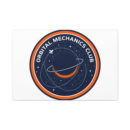 Orbital Mechanics Club Canvas | mission patch, space science