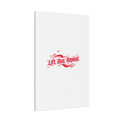 Lift Run Repeat Canvas | Fitness Wall Art, Gym Motivation