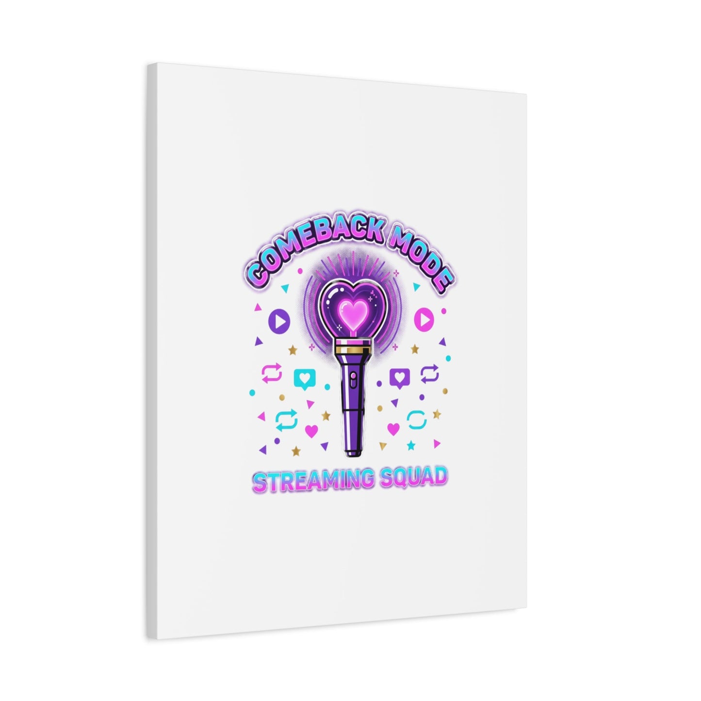 Comeback Mode Lightstick Canvas | K-pop Comeback, Streaming Squad