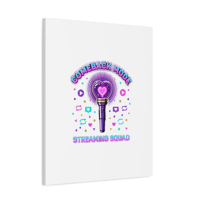 Comeback Mode Lightstick Canvas | K-pop Comeback, Streaming Squad