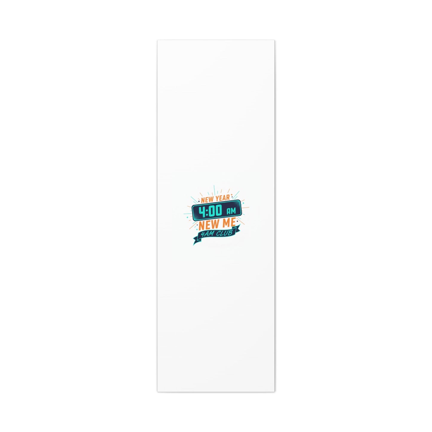 4AM Club New Year Graphic Canvas | Holiday Party Novelty, Festive New Year Decor