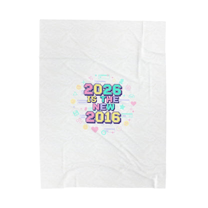 2026 Is The New 2016 Velveteen Plush Blanket | 2010s Nostalgia, retro internet aesthetic