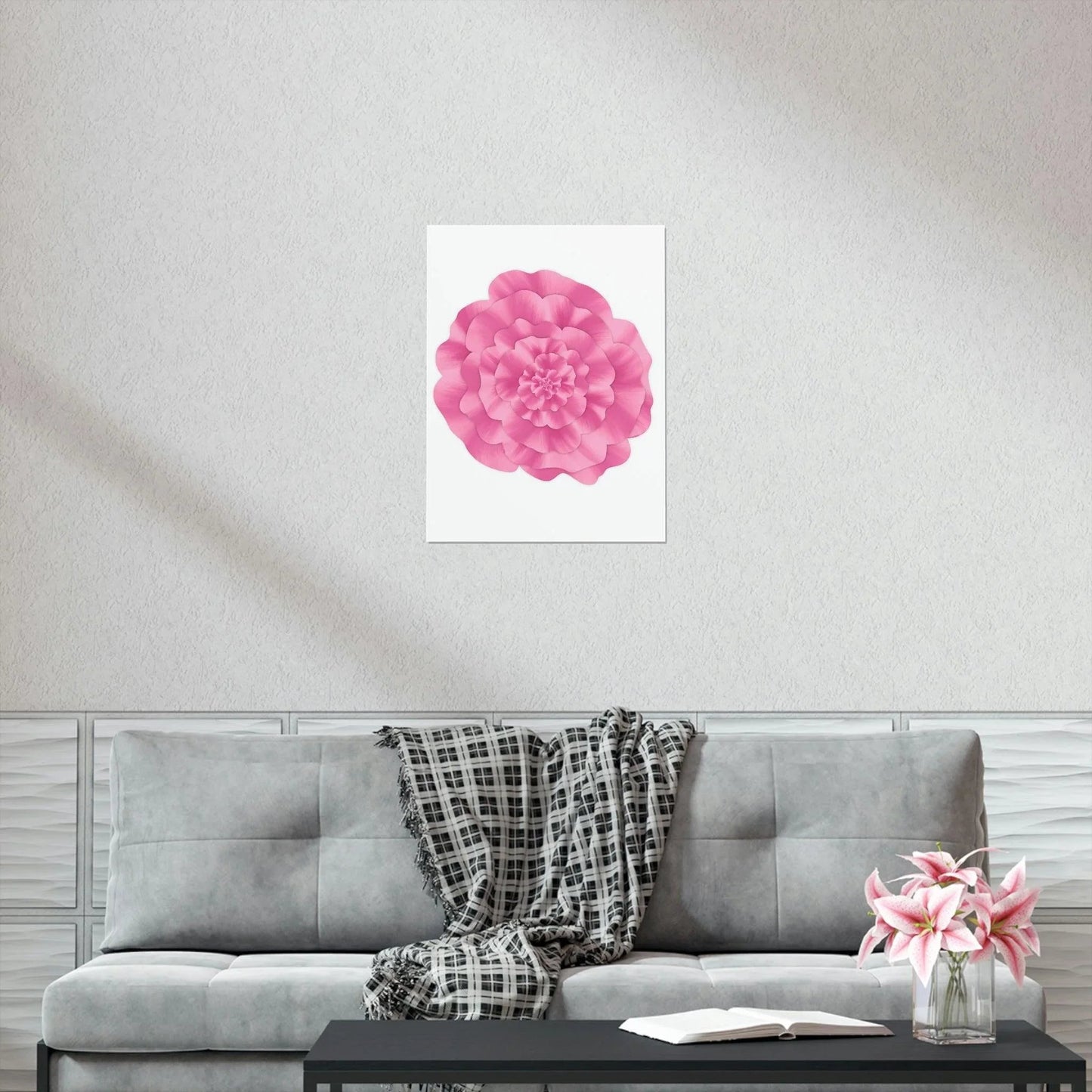 Peony Botanical Print – Unframed Wall Art