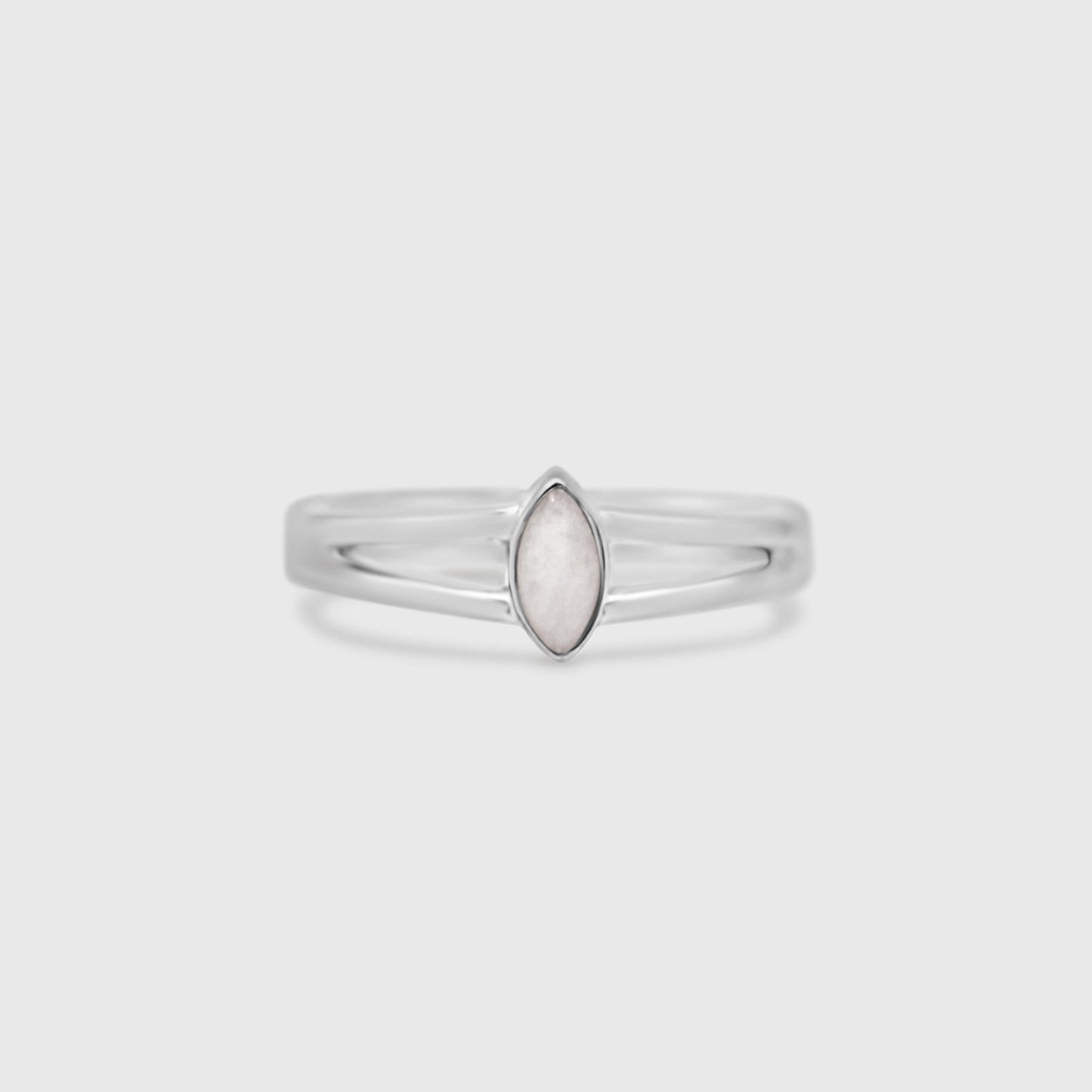 Double Band Marquise Ring