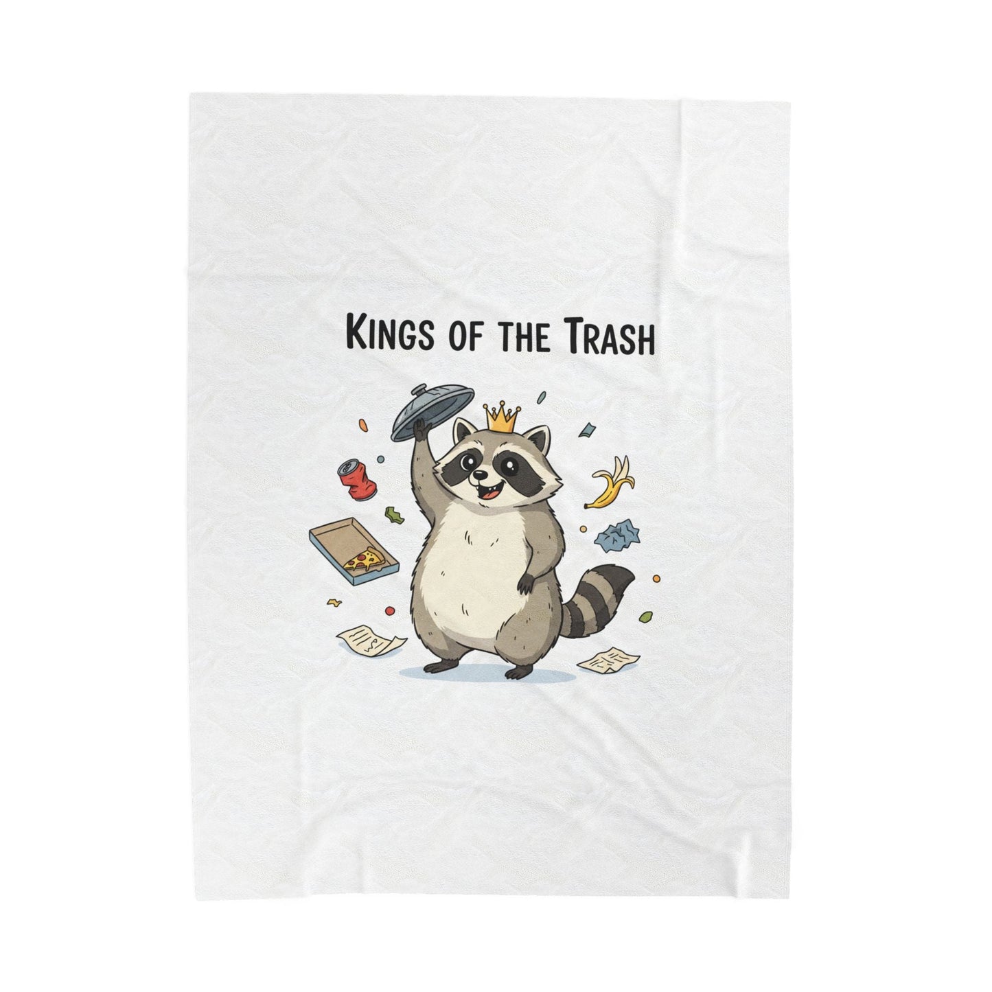 Kings of the Trash Raccoon Blanket | trash panda, raccoon doodle