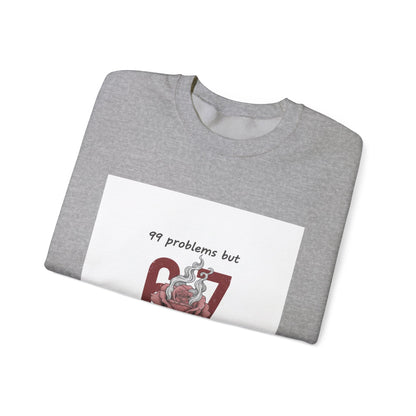 Weird Cupid Graphic Sweatshirt | quirky heart shirt, chaotic love design