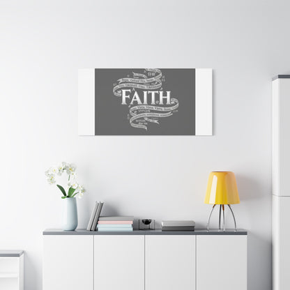 handwritten faith ribbon Canvas | sketch aesthetic, doodle design